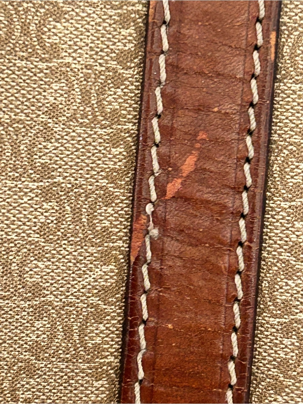 Vintage Celine Macadam Monogram Tote Travel Bag REHAB - Picture 10 of 16